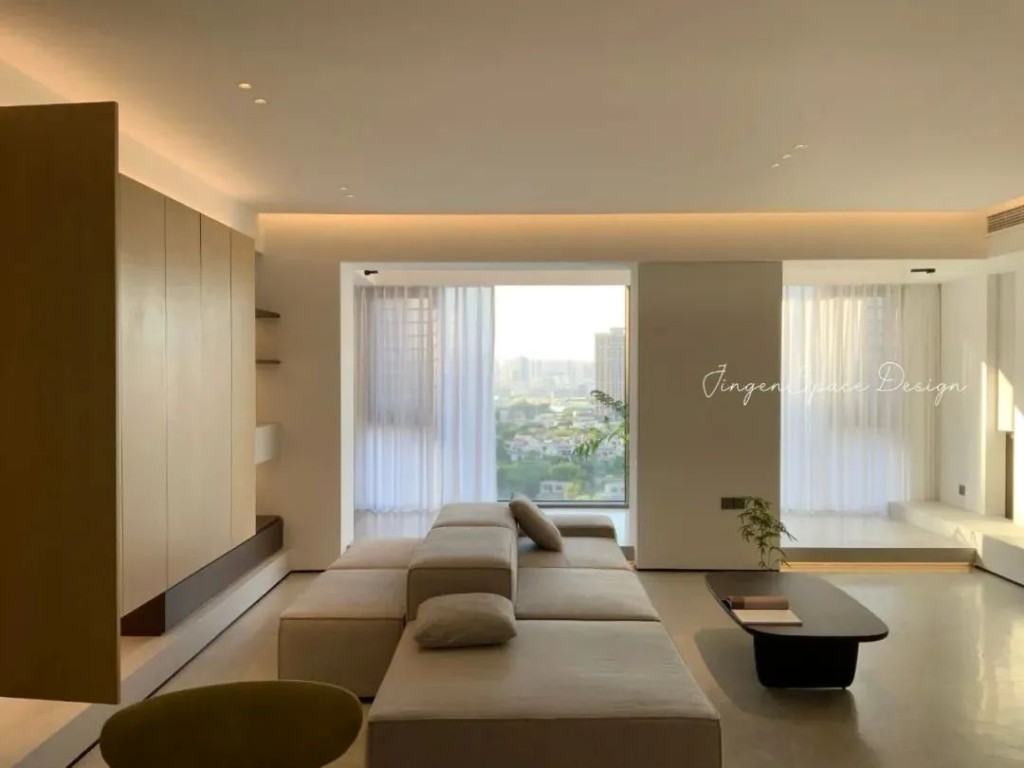 精品案例分享 | 这波&ldquo;素色美学&rdquo;，被130㎡的家拿捏住了