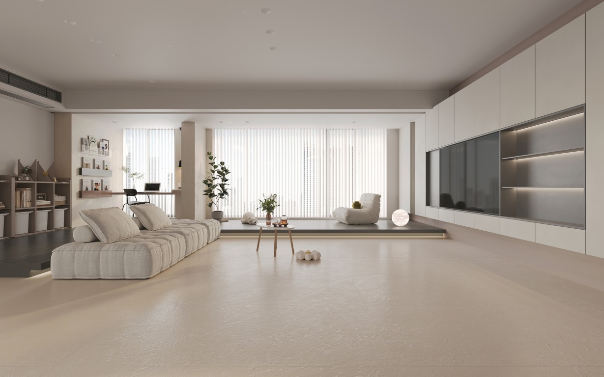 奶油风空间案例